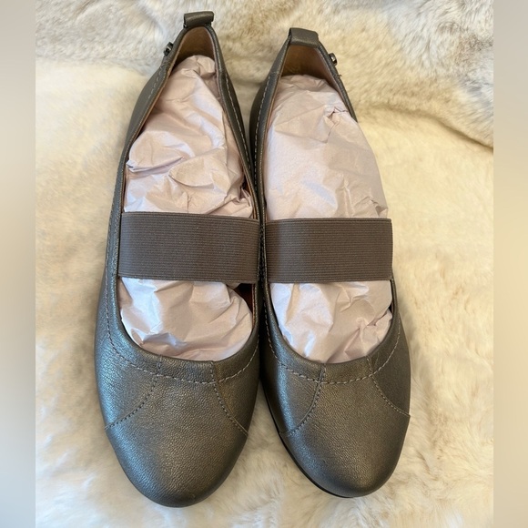 Nurture by Lamaze Pewter Gray Flats w/Slip-On Comfort & Versatile Style Sz-9M. C - Picture 2 of 9